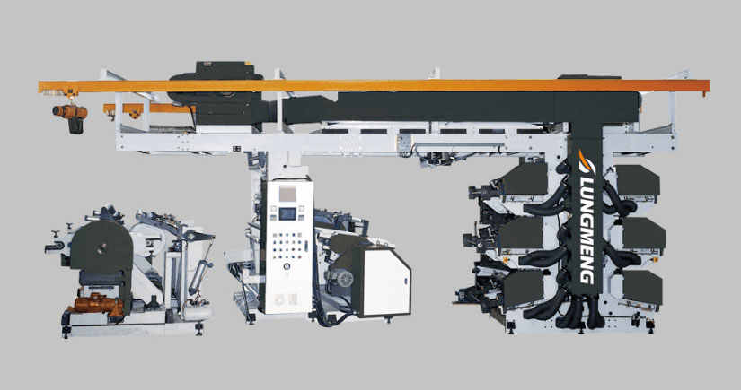 High Speed Six Color Flexographic Printing Machine